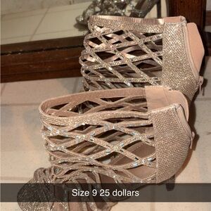Elegant Glittery Women's Heels